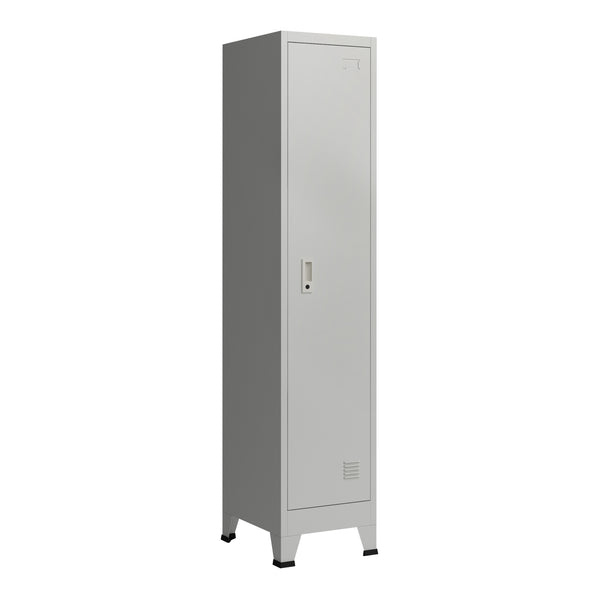 Casier métallique Joroinen acier 180 x 38 x 45 cm gris [en.casa]
