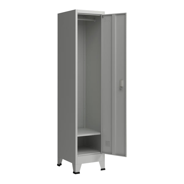 Casier métallique Joroinen acier 180 x 38 x 45 cm gris [en.casa]