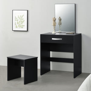Coiffeuse Reykjavik avec miroir et tabouret en différentes couleurs en.casa - premiumXL