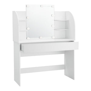 Coiffeuse - Table de maquillage Köla à 10 LED [en.casa]