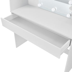 Coiffeuse - Table de maquillage Köla à 10 LED [en.casa]
