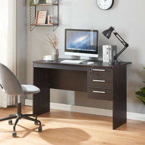 Bureau Ragunda avec 3 tiroirs [en.casa] - premiumXL
