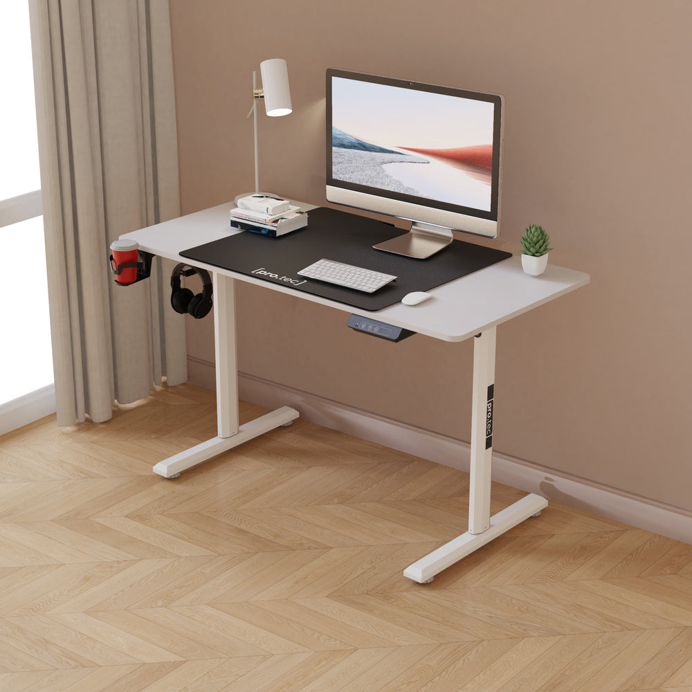 Scrivania Pomona 110x60 cm Regolabile in Altezza con Sollevamento Elettrico pro.tec