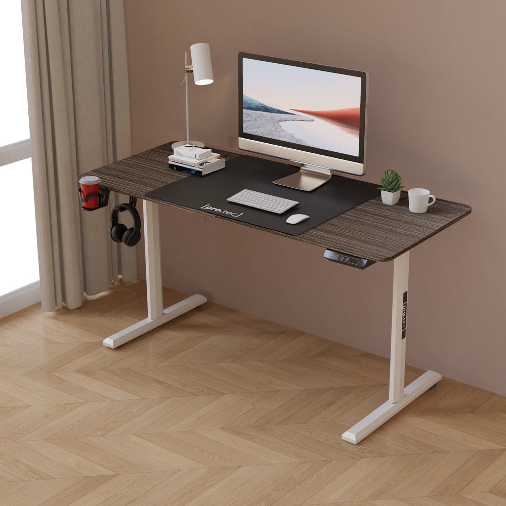 Table réglable en hauteur Hayward 140x60 cm en différentes couleurs [pro.tec] - premiumXL