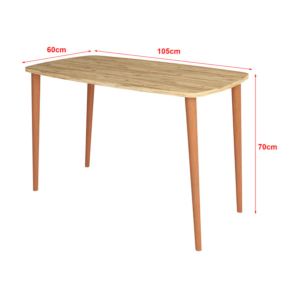 Tavolo 'Kongsberg' Scrivania - Tavolo da Sala Pranzo con Piano Retangolare - 105 cm - Vari Colori [en.casa] 