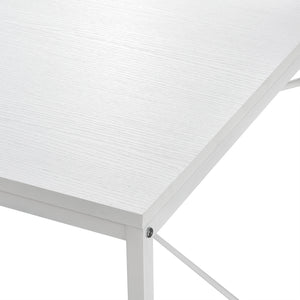 Bureau avec Etagères Stavanger 122 x 120 x 64 cm [en.casa]