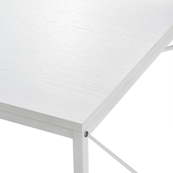 Bureau avec Etagères Stavanger 122 x 120 x 64 cm [en.casa]
