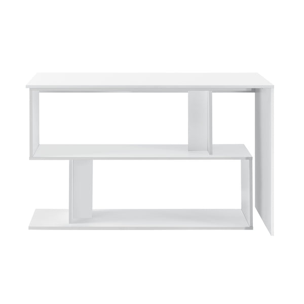 Scrivania Angolare Arendal a L con Scaffale Ruotabile 77x120x50 cm [en.casa]