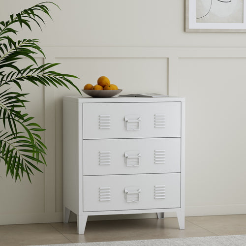 Armoire métallique Hämeenlinna 72x60x40cm différentes couleurs [en.casa] - premiumXL