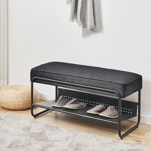 Banc à chaussures Lillehammer 90 x 37 x 42 cm [en.casa]