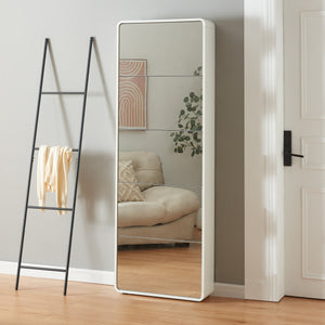 Scarpiera Aure con Ante a Specchio e Contenitori Ribaltabili [en.casa]