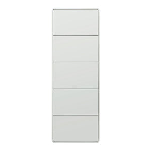 Scarpiera Aure con Ante a Specchio e Contenitori Ribaltabili [en.casa]