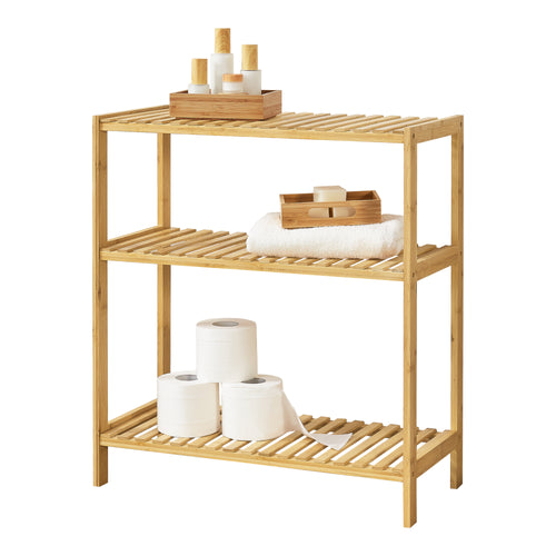 Scaffale in bambù Nyköping 58 x 26 x 66 cm [en.casa] - premiumXL