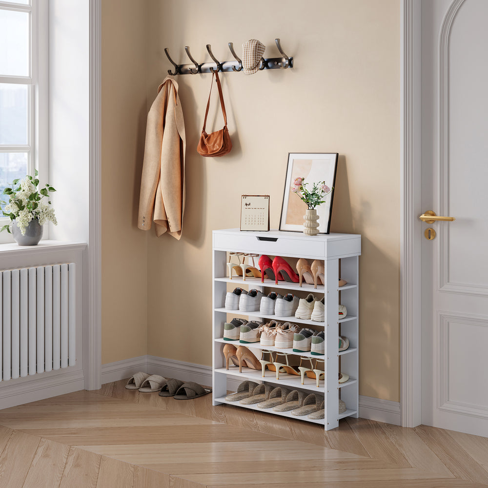 Étagère à chaussures Boppeelo 94 x 75 x 30 cm [en.casa]