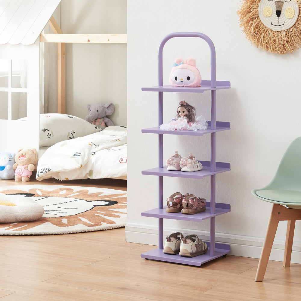 Étagère à chaussures pour enfants Poytya acier [en.casa] 