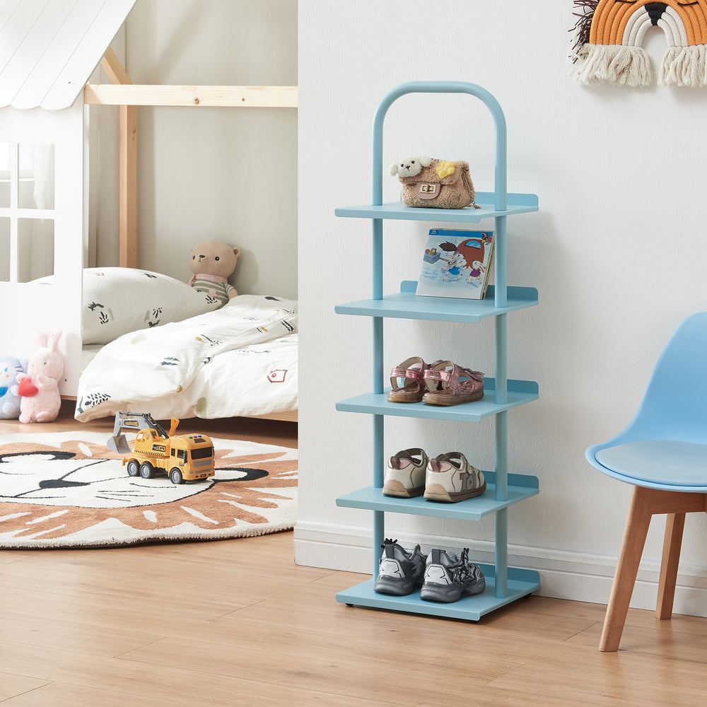 Étagère à chaussures pour enfants Poytya acier [en.casa] 
