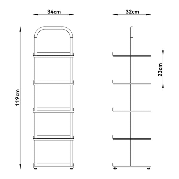 Schuhregal Poytya [en.casa]