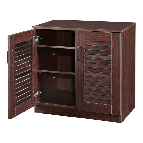 Schuhschrank Løten 63x36x62 cm Wenge [en.casa]