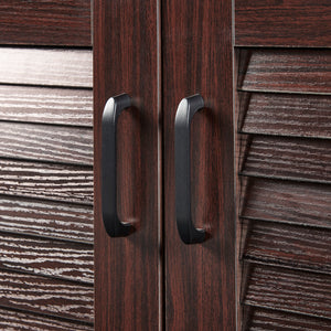 Schuhschrank Løten 63x36x62 cm Wenge [en.casa]