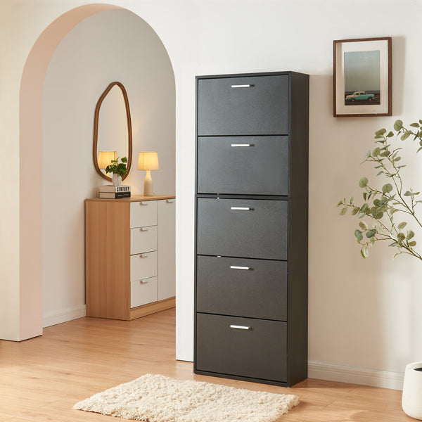 Schuhschrank Sykkylven [en.casa]