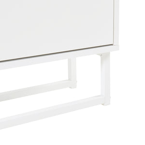 Scarpiera Ylitornio a 4 Contenitori Ribaltabili - Bianco [en.casa]