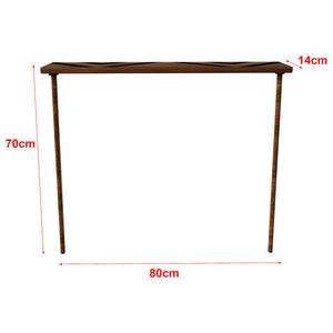 Konsolentisch Holmsland aus Holz 70x80x14 cm [en.casa]