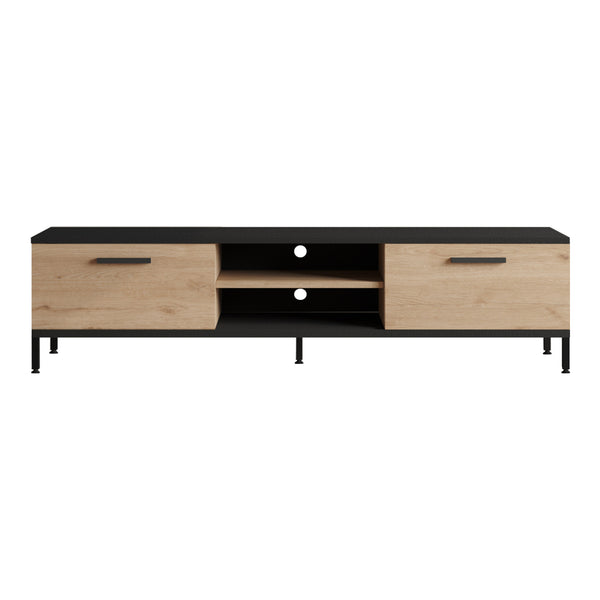 Meuble TV Lempäälä à 2 portes 39 x 160 x 35 cm [en.casa]