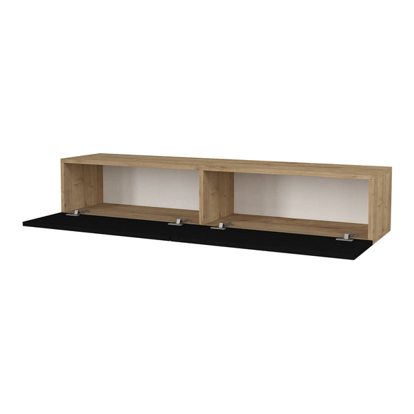 Meuble TV Toivakka 135 x 31 x 25 cm [en.casa]