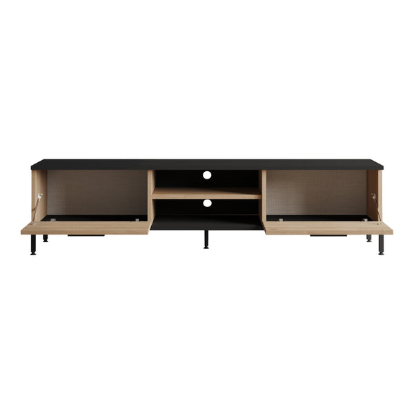 Meuble TV Lempäälä à 2 portes 39 x 160 x 35 cm [en.casa]