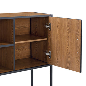 Sideboard Motala mit Ablage und Schranktüren versch.Farben [en.casa]