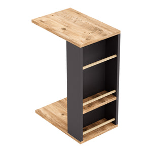 Table d'appoint Siikainen pour ordinateur portable 44 x 29 x 65 cm [en.casa]