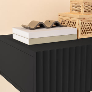 Set di 2 Comodini Sospesi Nand Mobili Notte da Parete con Cassetto [en.casa]
