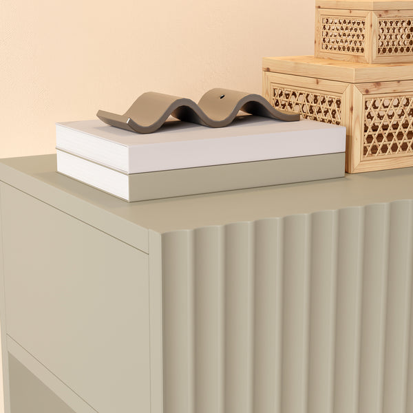 Set di 2 Comodini Sospesi Nand Mobili Notte da Parete con Cassetto [en.casa]