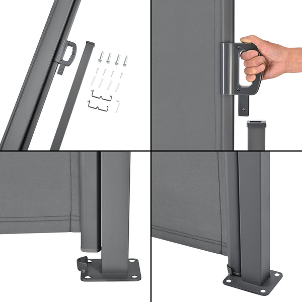 Store pour Balcon Mulhacén Latéral Acier Polyester couleurs - tailles différentes [pro.tec] 