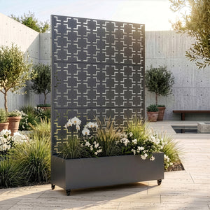 Trennwand Aaskis mit Blumenkasten [casa.pro]
