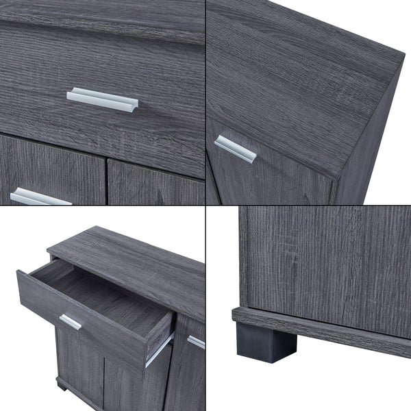 Commode Bobeck panneau de particules 72 x 80 x 28 cm [en.casa]