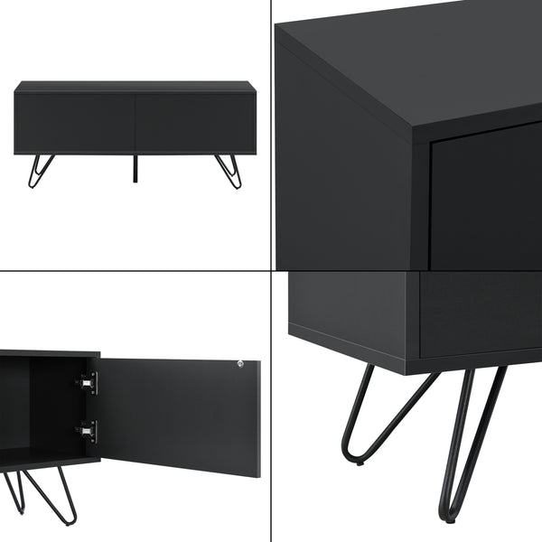 Sideboard Bollebygd 46,5x110x30cm in verschiedenen Farben en.casa