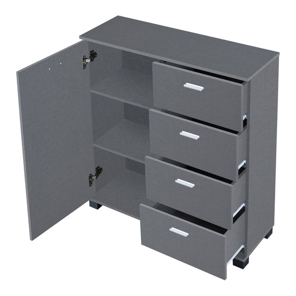 Sideboard Döbritz 84x80x28 cm [en.casa]