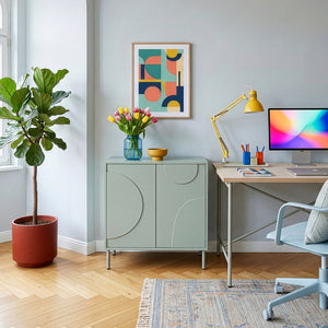 Credenza Holea Comò a 2 Ante 75 x 70 x 34 cm - Vari Colori [en.casa]