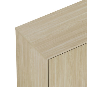 Credenza Bassa Kistiandi a 2 Ante e 3 Cassetti 77 x 120 x 40 cm [en.casa]
