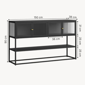 Buffet Säkylä 150 x 38 x 90 cm [en.casa]