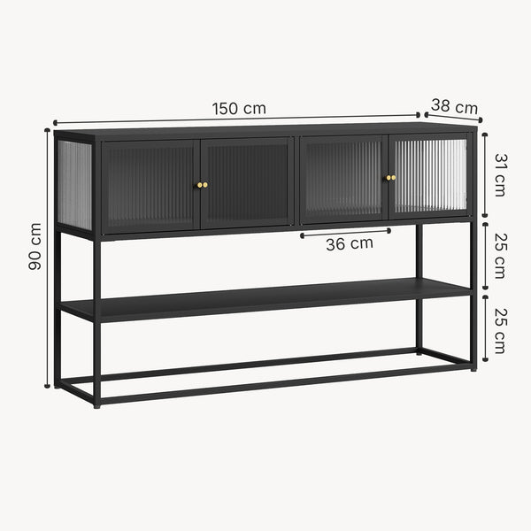 Buffet Säkylä 150 x 38 x 90 cm [en.casa]