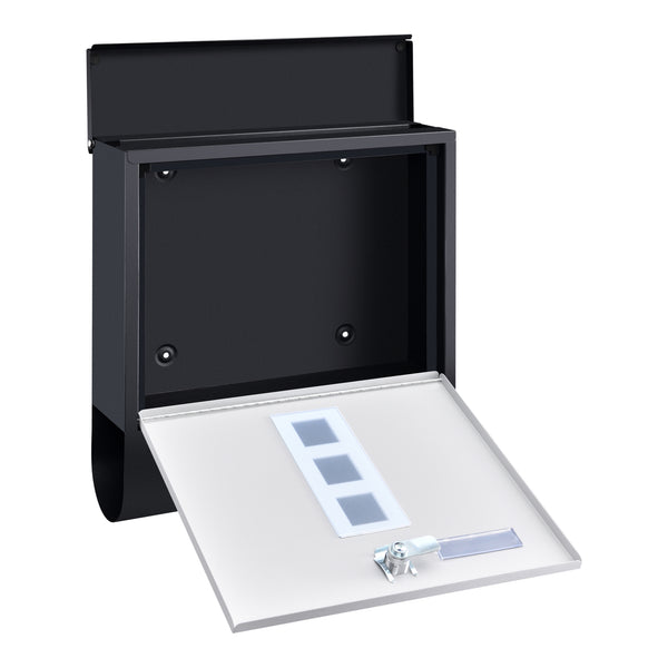 Briefkasten Sanitz 34x31x10cm Stahl in versch. Farben [en.casa]