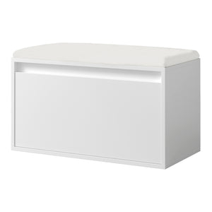 Banc à Chaussures Degerfors avec Tiroir 80x39x45 cm différentes couleurs [en.casa]