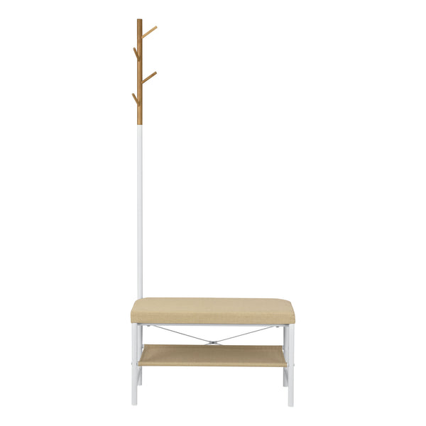 Panca con ripiano porta scarpe Rjukan Beige pro.tec