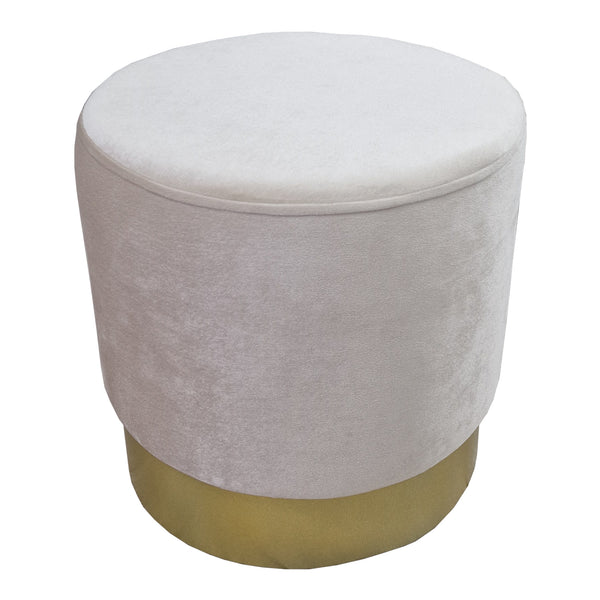 Sitzhocker Larvik 40x40 cm Samt [en.casa]