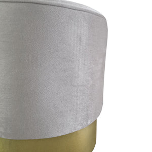 Sitzhocker Larvik 40x40 cm Samt [en.casa]