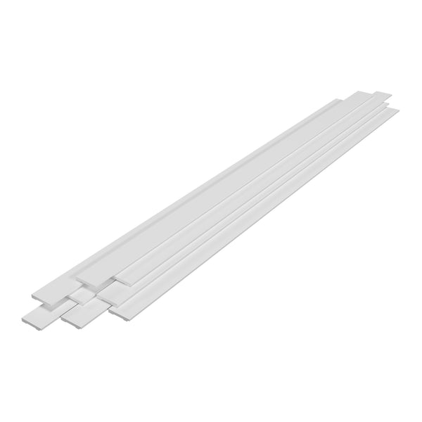 Lot de plinthes Coevorden blanc [neu.haus]