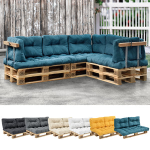 Coussin de palette Comfy en différentes couleurs en.casa - premiumXL