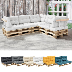 Coussin palette Comfy en différentes couleurs en.casa - premiumXL